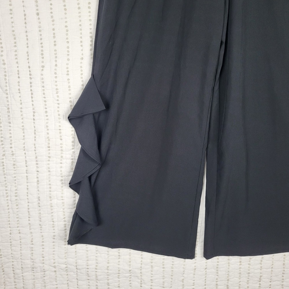 Halara Breezeful High Waisted RuffleWide Leg Quick Dry Pants Women's Small Black - Picture 10 of 16